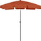 vidaXL - Strandparasol - 180x120 - cm - terracottakleurig