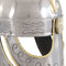 Beowulfhelm replica LARP staal zilverkleurig