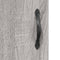 vidaXL - Hoge - kast - 69,5x31x115 - cm - bewerkt - hout - grijs - sonoma - eikenkleurig