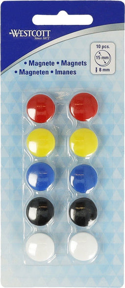 Westcott magneten - 10 stuks - Ø 15x8mm - 100g - AC-E10806