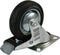 Benson Zwenkwieltje met rem - rubber - draagkracht 100 kg - 125 mm - zwenkwiel