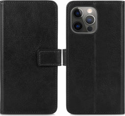 iMoshion Hoesje Geschikt voor iPhone 13 Pro Max Hoesje - iMoshion Luxe Bookcase - Zwart