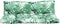 vidaXL - Palletkussens - 2 - st - stof - bladpatroon