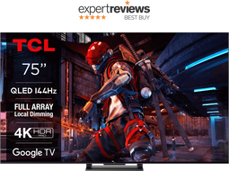 TCL 75C745 Zwart