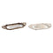 Snackdienblad DKD Home Decor Spiegel Gouden Wit Hars Donkerbruin Neoklassiek (47,5 x 26,5 x 5 cm)...