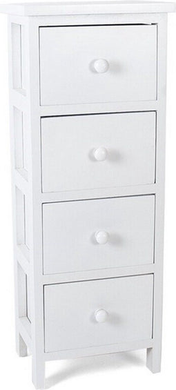 LADEKAST MIDDELGROOT - 4 LADEN WIT - kasthoogte 65 cm