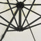 vidaXL - Parasol - met - draagbare - voet - groen