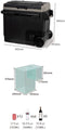 Steamy SECZGW61 - Compressor Koelbox - Dual Zone 58 liter 12V 230V - Zwart