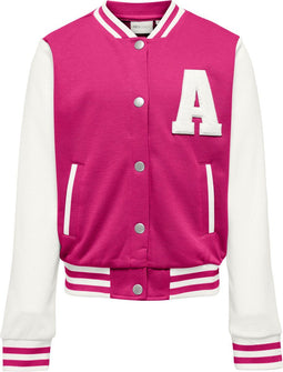 ONLY KOGROCKY - L/S BOMBER JACKET SWT - Knoopsluiting - Maat 146/152