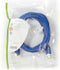 Nedis USB-Kabel - USB 3.2 Gen 1 - USB-A Male - USB-A Female - 5 Gbps - Vernikkeld - 3.00 m - Rond - PVC - Blauw - Envelop