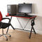 Bureau Versa Gamer Pablo Metaal Hout MDF 60 x 76 x 120 cm