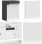 vidaXL - Vaatwaspaneel - Lucca - bewerkt - hout - wit