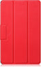 Lunso - Geschikt voor Lenovo Tab M10 Plus Gen 3 (3e generatie) - Tri-Fold Bookcase hoes - Rood