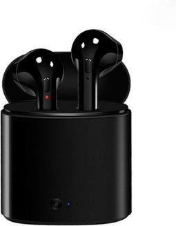 TWS i7S - Bluetooth Oortjes - Oplaadbaar met kabel - zwart