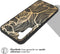 iMoshion Hoesje Geschikt voor Samsung Galaxy A34 (5G) Hoesje Siliconen - iMoshion Design hoesje - Zwart / Golden Leaves