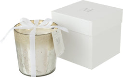 J-Line geurkaars M-Chic - glas – zilver – medium - 80U