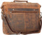 Pride and Soul laptop aktetas - CLOUD - leer - bruin - JU-47139