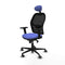 Jorquera Piqueras y Crespo 2D036G1 - Bureaustoel met hoofdsteun - Verstelbare hoogte Lumbaalsteun - Licht Blauw