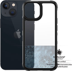 PanzerGlass Hoesje Geschikt voor iPhone 13 Mini - PanzerGlass SilverBullet ClearCase - Zwart
