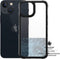 PanzerGlass Hoesje Geschikt voor iPhone 13 Mini - PanzerGlass SilverBullet ClearCase - Zwart