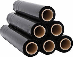 vidaXL - Stretchfilm - 6 - st - 20 - μm - 50 - cm - x - 300 - m - zwart