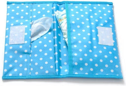 KipKep Napper Luieretui - Geschikt voor 3 luiers en doekjes - Dotty Blue
