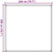 vidaXL - Tenttapijt - 200x200 - cm - HDPE - blauw