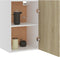 vidaXL - Hangkast - Lyon - 39,5x31x60 - cm - bewerkt - hout - sonoma - eikenkleurig