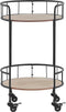 Beliani HIKO - Keukentrolley - Zwart - Metaal