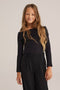 WE Fashion Meisjes off-shoulder top - Maat 112/128 - Ribstructuur