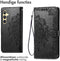 iMoshion Hoesje Geschikt voor Samsung Galaxy S24 Plus Hoesje Met Pasjeshouder - iMoshion Mandala Bookcase - Zwart