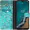 iMoshion Hoesje Geschikt voor Nokia G50 Hoesje Met Pasjeshouder - iMoshion Design Softcase Bookcase - Meerkleurig / Blossom