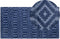 ADATEPE - Laagpolig vloerkleed - Blauw - 80 x 150 cm - Viscose