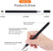 Lunso - 2-in-1 stylus pen - Precisiewerk tot normaal gebruik - Zwart