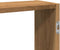 vidaXL - Wandschap - 99x15x60 - cm - bewerkt - hout - artisanaal - eikenkleurig