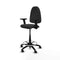 Piqueras y Crespo B2D01RN - Bureaustoel - Hoogteverstelbaar met armleuning - Donker grijs