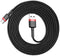 Baseus Cafule - Kabel USB / USB-C QC3.0 2A 200cm - Rood-Zwart