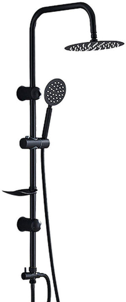 Fontastock FSKFCD003 - Douchekolom - Draaiende kop Flexibel - Zwart