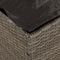 vidaXL - Kussenbox - Grijs - 50x50x50 - cm - Poly - Rattan