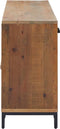 vidaXL - Dressoir - 110x35x70 - cm - massief - grenenhout - bruin
