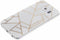 Design Backcover Samsung Galaxy S6 hoesje - Grafisch Wit / Koper