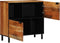 vidaXL - Dressoir - 80x33x75 - cm - Massief - Acaciahout