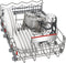 Bosch SPV6YMX08E - Volledig geïntegreerde vaatwasser - 6 programma's - Energieklasse B - Geluidsniveau 43 dB
