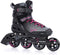Tempish Wox 84 - Skeelers - 4 wielen 84mm - Zwart - Paars - Dames - Maat 39