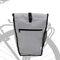 vidaXL - Fietstas - voor - Bagagedrager - 20 - L - Grijs - 34x16x59 - cm