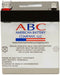 American Battery RBC46 - Accu(pack) - Lood-zuur 12V 4,5Ah 112mm x 74mm