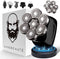 Sansbeauté® Skull Sharp PRO - 6-in-1 Scheerapparaat - Draadloos Opladen - Zwart-Zilver