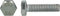 Zeskanttapbout 8.8 DIN 933 M 6x30 Zn - 200 stuks