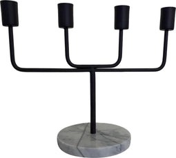4 Armige Kandelaar-26x21cm-Marmer-Housevitamin