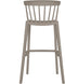 WOOOD Bliss Bliss Barstoel binnen/buiten - Kunststof - Taupe - Set van 2